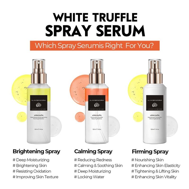 OEM ODM Korean skin care facial oil essence toner spray pure white truffle anti-aging repair red skin moisturizing spray