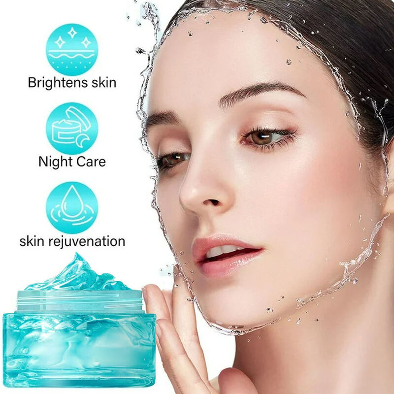 OEM ODM brand customized salicylic acid anti acne jelly facial mask deep cleaning oil control skin care products sleep facial mask