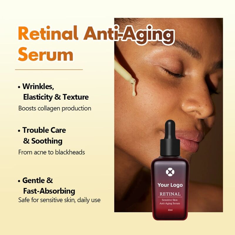 OEM ODM Korean brand customized facial blood serum vegan liquid skincare niacinamide whitening anti wrinkle skincare products facial soothing serum