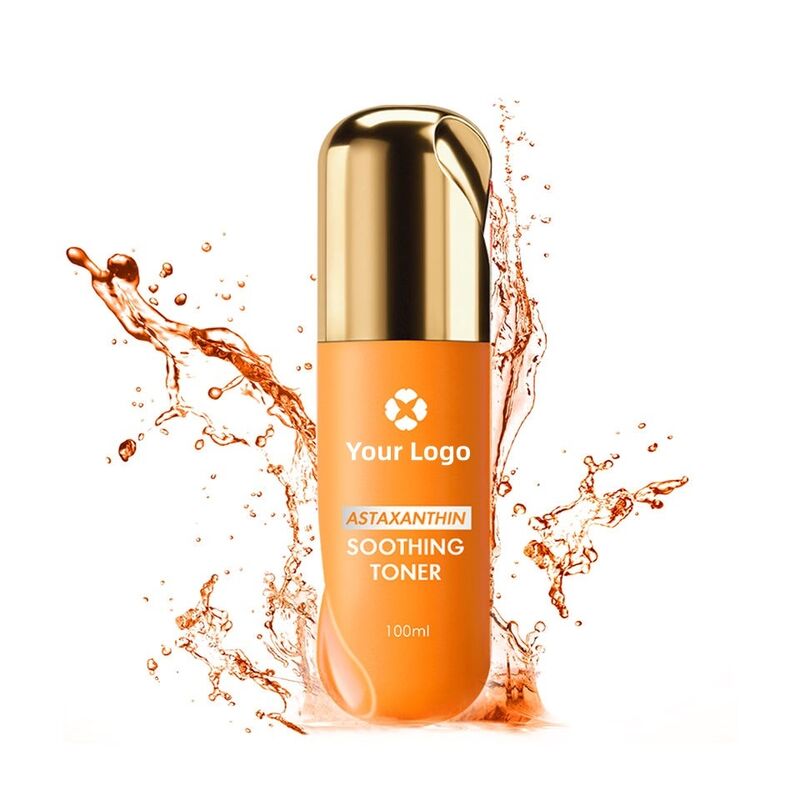 OEM ODM Brand Customized Facial Toner Astaxanthin Vitamin C Niacinamide Whitening Brightening Moisturizing Facial Toner Facial Skincare