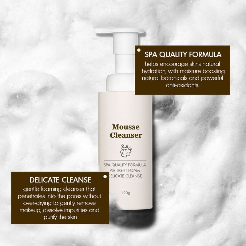OEM ODM Korean Brand Customized Facial Cleansing Bubble Wash Mineral Witch Cleanser Hydrating Shampoo for Face Whitening Skincare