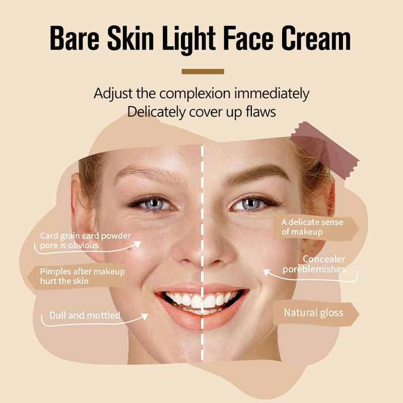 OEM ODM brand customized moisturizing face cream UV resistant non sticky soothing whitening moisturizing cream