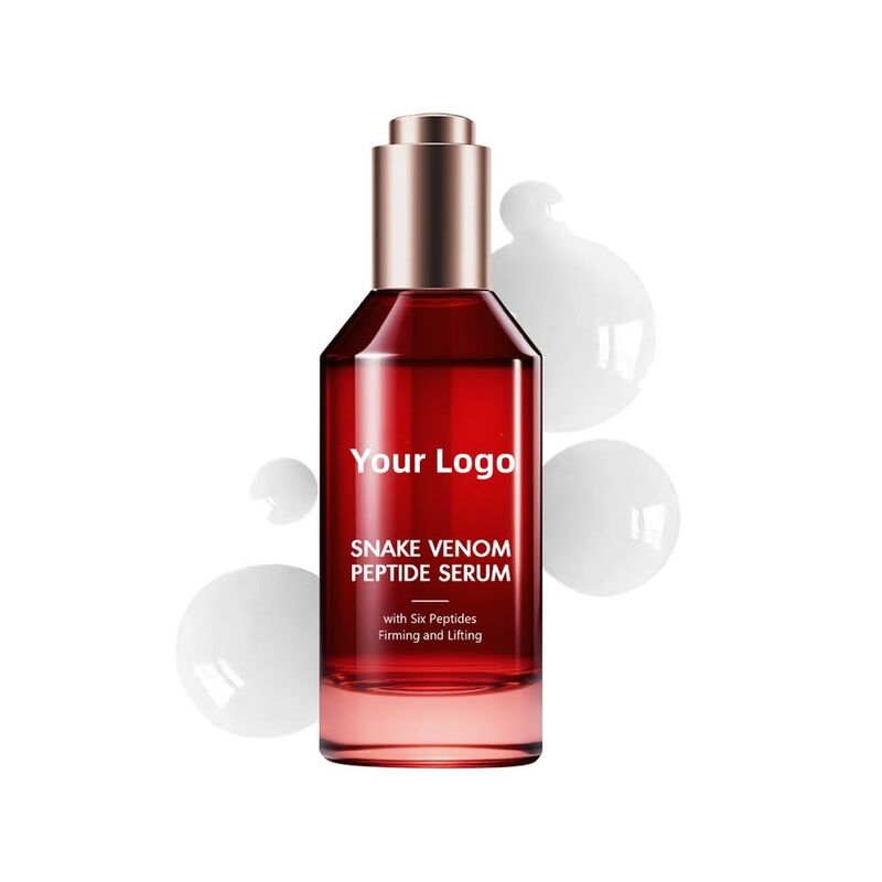 OEM ODM Brand Customized Skincare Set Anti-Wrinkle Firming Snake Venom Peptide Hydrating Essence Korean Edition Full-Face Whitening Skincare Products
