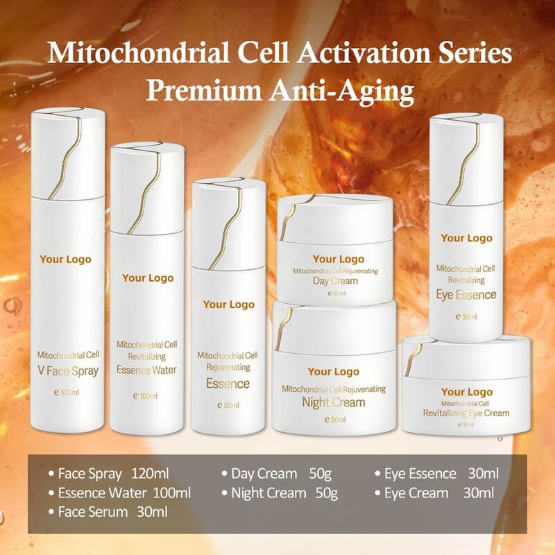 OEM ODM Korean brand customized skin care products Anti aging facial mitochondrial cell activation moisturizing whitening facial care essence
