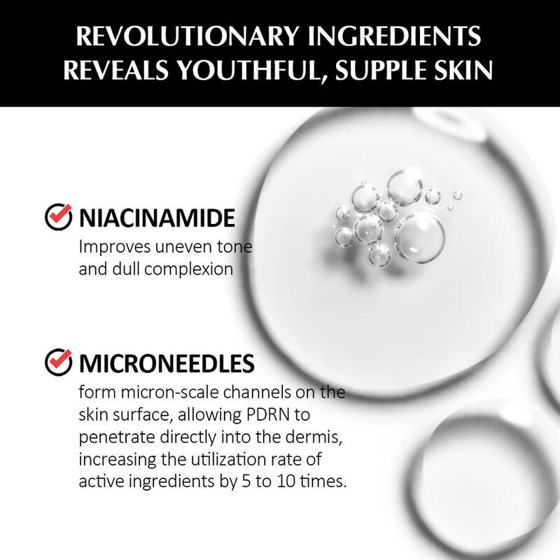 OEM ODM brand cosmetics facial moisturizer PDRN ginseng nicotinamide brightening anti-aging facial serum skincare products
