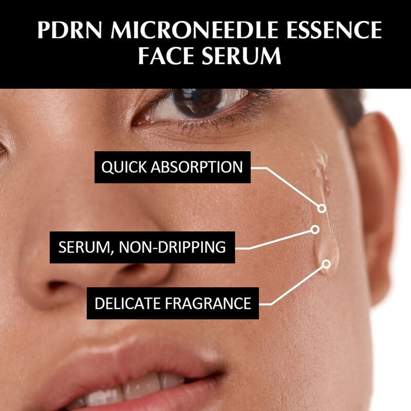 OEM ODM brand cosmetics facial moisturizer PDRN ginseng nicotinamide brightening anti-aging facial serum skincare products