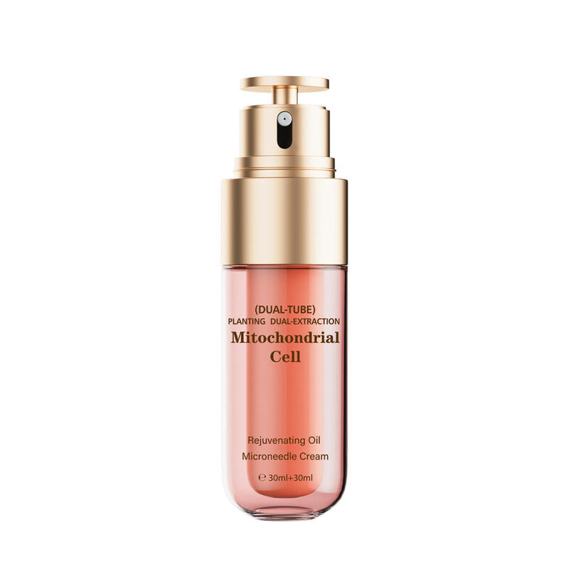 OEM ODM Brand Luxury Liquid Double tube Face essence Mitochondrial Cell Anti aging Anti wrinkle Whitening Repair Soothing Sensitive Skin