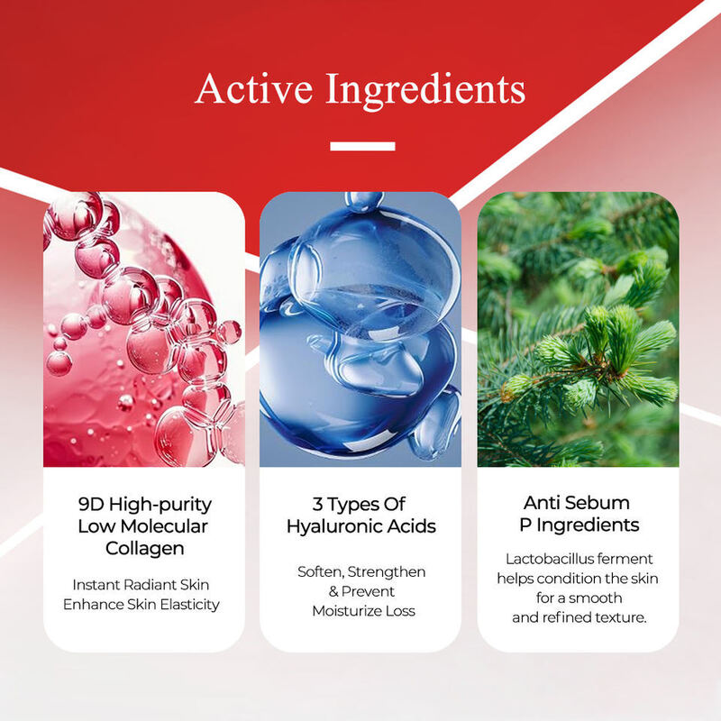 OEM ODM Korean Custom Brand Collagen Wrapped Peeling Crystal facial mask Firming Whitening Anti aging facial mask