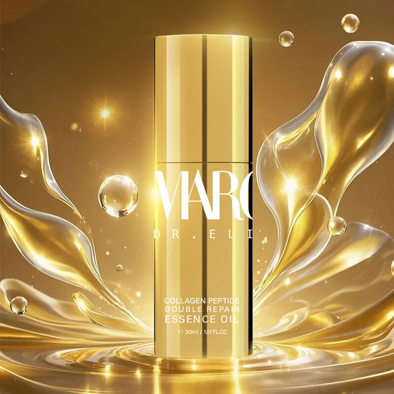 OEM ODM Korean brand customized collagen peptide anti-aging dual repair wrinkles reducing fine lines nourishing skincare products facial skincare oil