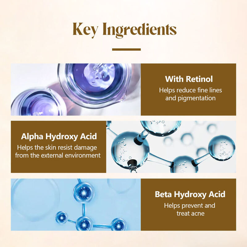 OEM ODM Brand Customized Retinol Alpha Hydroxy Acid Face Cream Brightening Nourishing Anti-Aging Facial Hydrating Skin