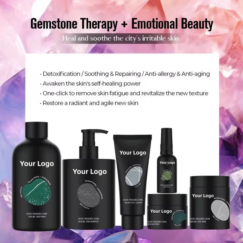 OEM ODM Korean brand skin care products Mineral face care products Softening, moisturizing and anti-aging skin care set Skin care essence facial cleanser face cream facial mask set