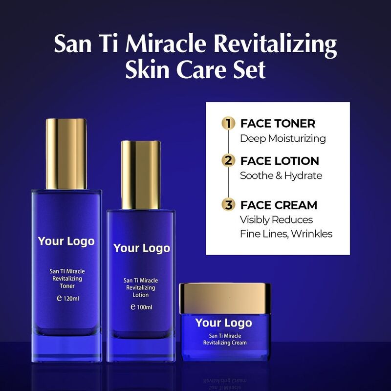 OEM ODM Korean skin care set Anti wrinkle exocrine liposome Mitochondria Anti aging Firming Collagen promoting face cream toner Facial essence for facial skin care