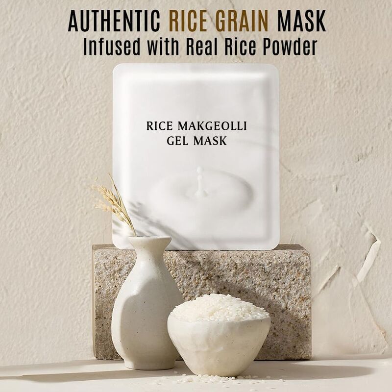 OEM ODM Korean Brand facial mask Rice gel Tablets facial mask Skin Care Moisturizing Firming Brightening facial mask Skin Care Products