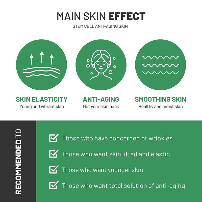 OEM ODM brand stem cell ampoule serum skincare products anti-aging, firming, brightening facial serum Korean version skincare products