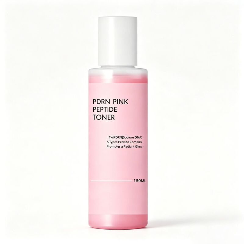 OEM ODM Korean brand Salom DNA Pdrn Nicotinamide Peptide Pink Toner Anti Aging Skincare Facial Toner Skincare