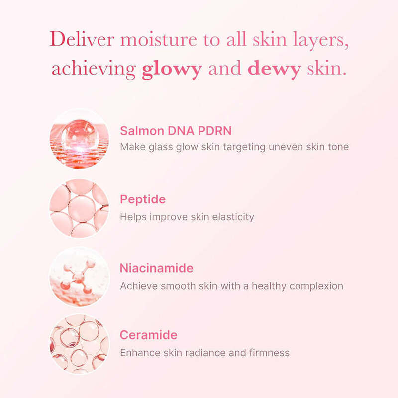 OEM ODM Korean brand Salom DNA Pdrn Nicotinamide Peptide Pink Toner Anti Aging Skincare Facial Toner Skincare