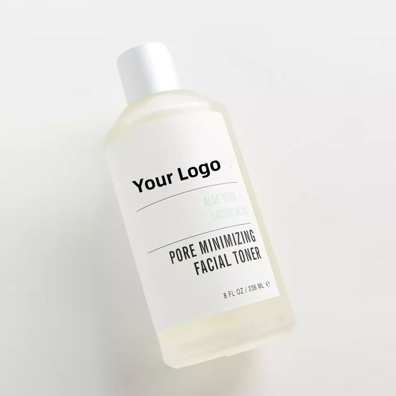 OEM ODM markası Kore versiyonu yüz cilt bakımı ürünü, aloe vera gözenek küçültücü anti akne exfoliating nemlendirici yüz toner