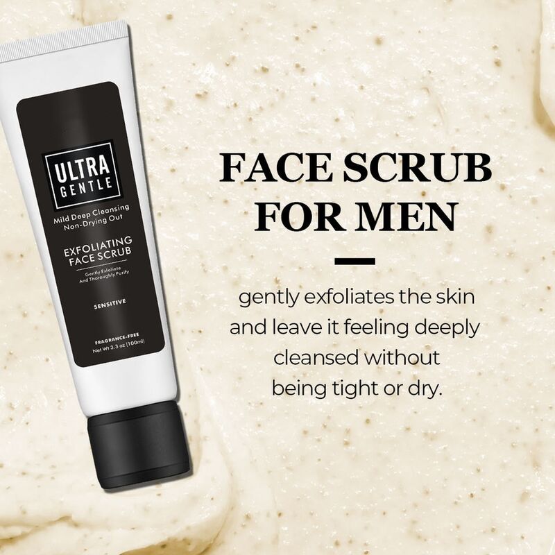 OEM ODM brand customized men's sensitive skin essence aloe herbal pure alcohol free organic anti-aging repair moisturizing face cream gentle cleanser