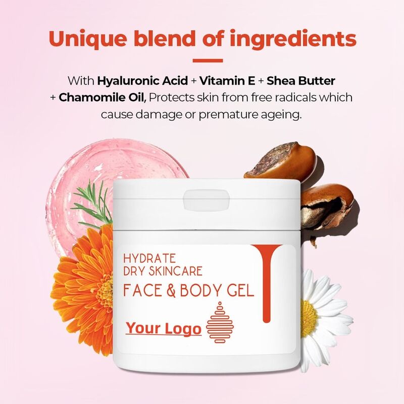 OEM ODM Korean natural acne skin care brand moisturizing gel face cream anti-aging skin care cream suitable for face and body