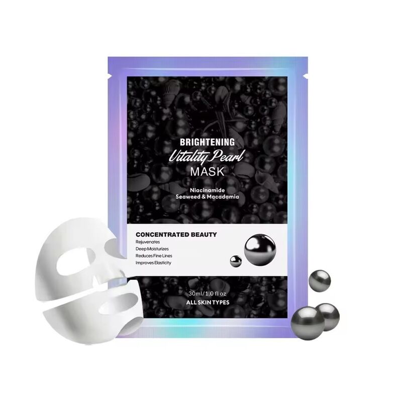 OEM ODM Korean-style skincare set with black truffle essence, pearl essence, anti-aging, moisturizing, toner, facial mask, whitening, anti-aging, firming face cream