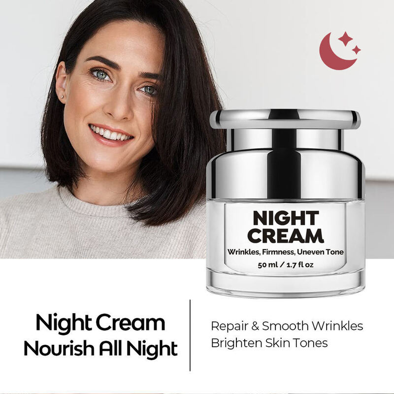 OEM ODM Korean face cream natural night face cream skin care product anti-aging nourishing wrinkles moisturizing facial moisturizer