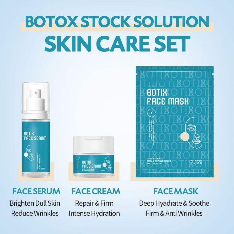 OEM ODM brand organic skin care set anti-aging facial essence moisturizing facial mask facial wrinkles brightening face cream skin care product