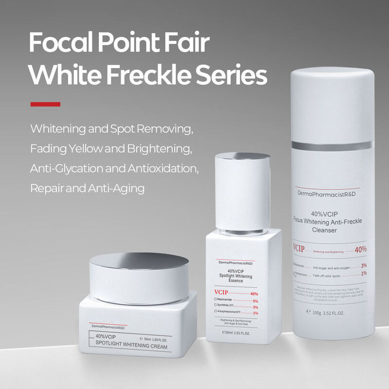 OEM ODM brand 40% VCIP Niacinemide skin care set anti-aging facial serum skin care product whitening anti wrinkle pore shrink facial essence face cream facial cleanser