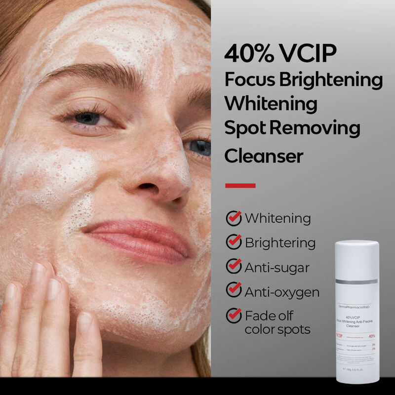 OEM ODM brand 40% VCIP Niacinemide skin care set anti-aging facial serum skin care product whitening anti wrinkle pore shrink facial essence face cream facial cleanser