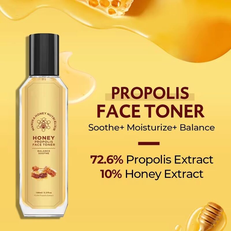 OEM ODM Propolis Skincare Set Facial Essence Brand Customized Natural Skincare Anti-Aging Wrinkle Brightening Facial Cream Mask