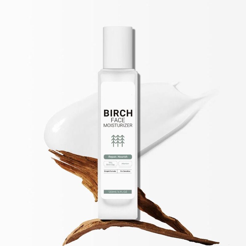 OEM ODM Brand Skin Care Set Natural Birch Juice Facial Serum Sensitive Skin Care Face Cream Collagen Anti aging Moisturizing Reddening Skin Toner Cleanser Facial Cleanser
