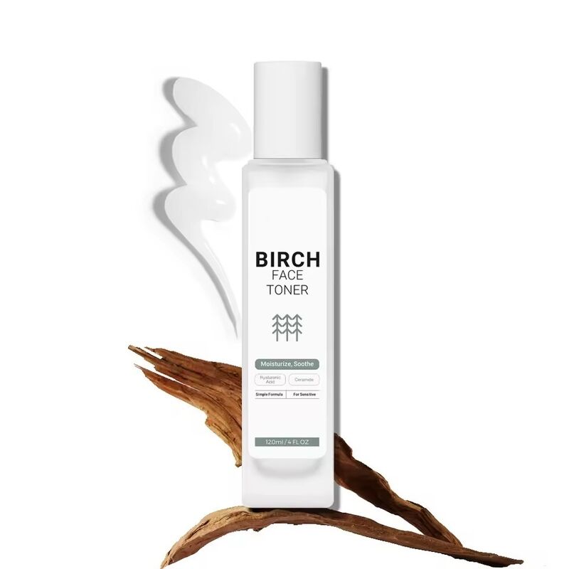 OEM ODM Brand Skin Care Set Natural Birch Juice Facial Serum Sensitive Skin Care Face Cream Collagen Anti aging Moisturizing Reddening Skin Toner Cleanser Facial Cleanser