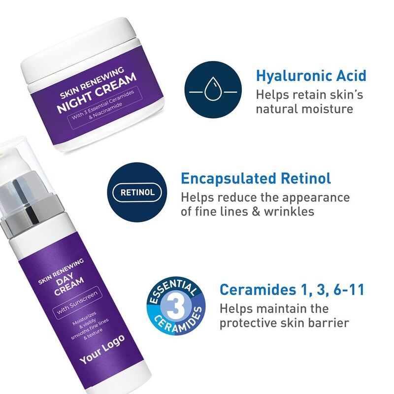 OEM ODM Korean skincare brand collagen ceramide daily cream SPF30 anti-aging, anti wrinkle, brightening facial moisturizing cream