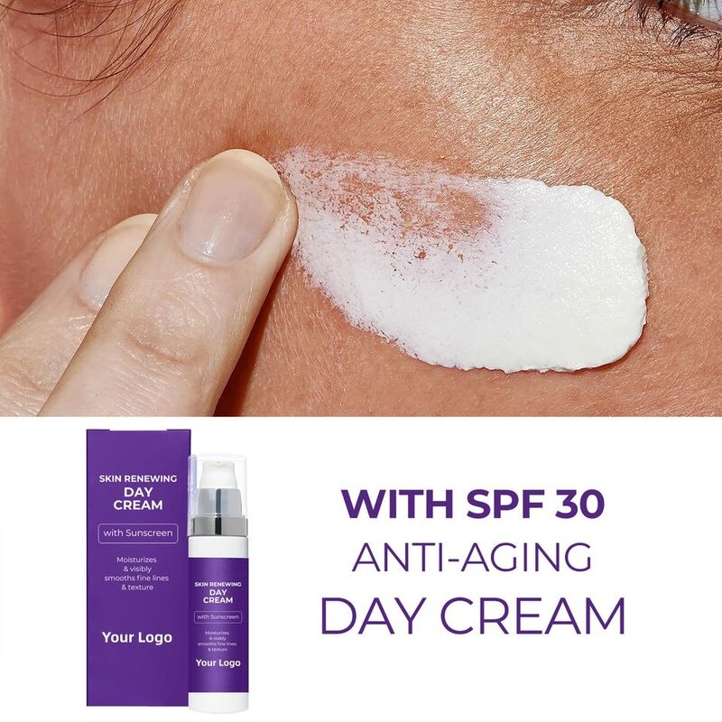OEM ODM Korean skincare brand collagen ceramide daily cream SPF30 anti-aging, anti wrinkle, brightening facial moisturizing cream