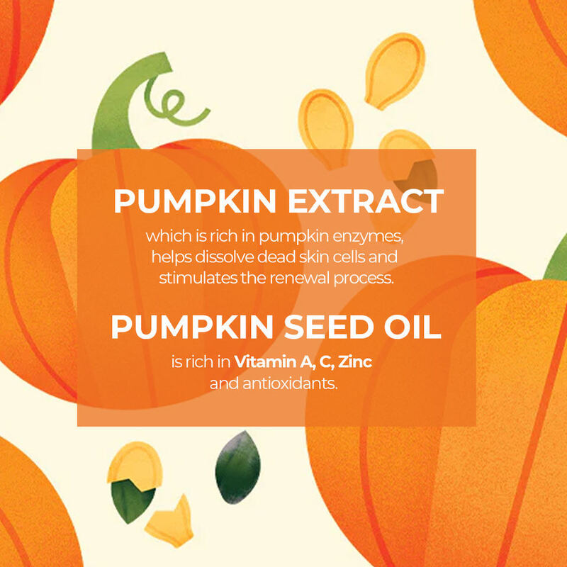 OEM ODM Beauty Vegetarian Skin Care Pumpkin Cleansing Acne Removing Whitening Brightening Gently Exfoliating Cleaning facial mask