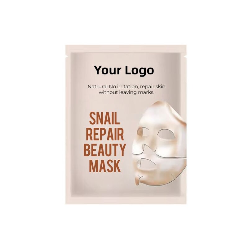 OEM ODM Brand Snail Skin Care Vitamin C facial mask Anti aging Whitening Spot Whitening Facial facial mask
