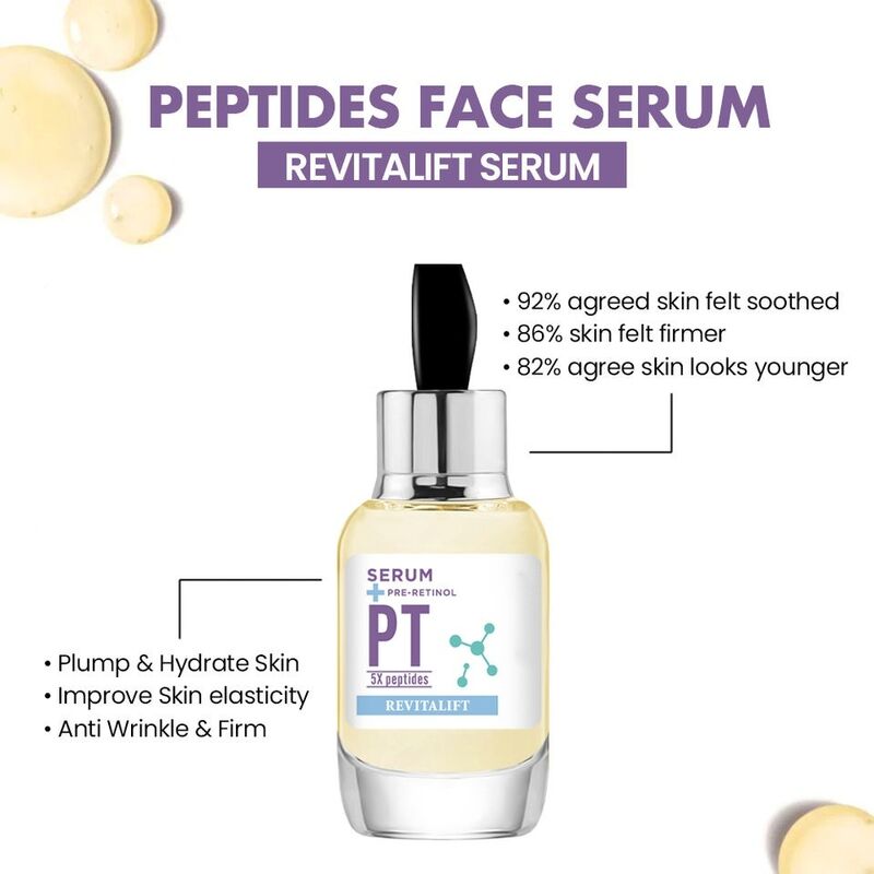 OEM ODM brand beauty products collagen peptides retinol facial serum skincare whitening hydration anti-aging facial serum