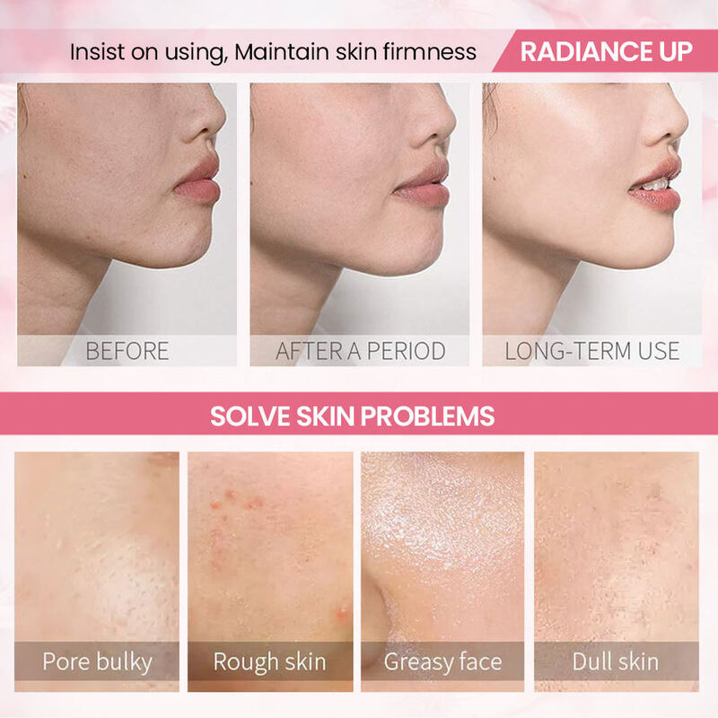 OEM ODM Cherry Blossom Organic face cream Brand Customized Anti aging Whitening Product Collagen Nicotinamide Brightening face cream
