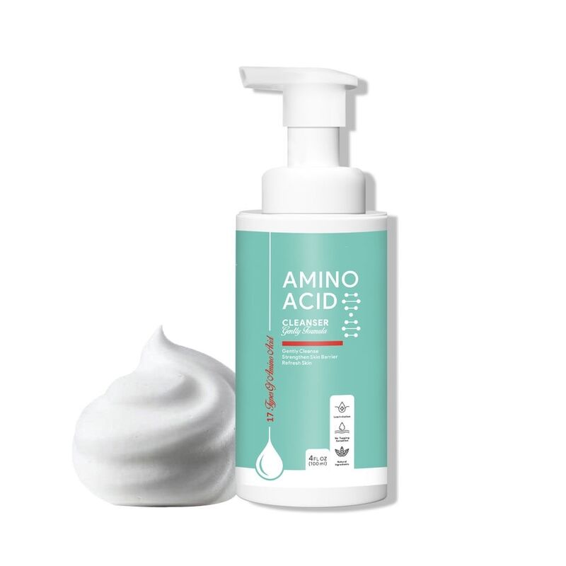 OEM ODM Acne Skin Cleanser Mild Amino Acid Deep Cleaning Makeup Removing foam Facial Cleanser Beauty Care