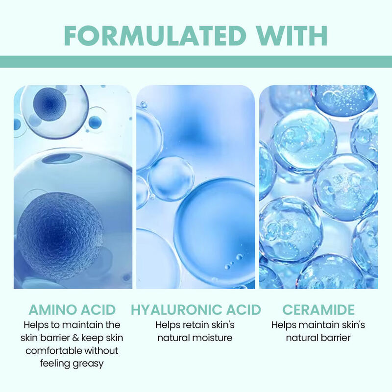 OEM ODM Acne Skin Cleanser Mild Amino Acid Deep Cleaning Makeup Removing foam Facial Cleanser Beauty Care