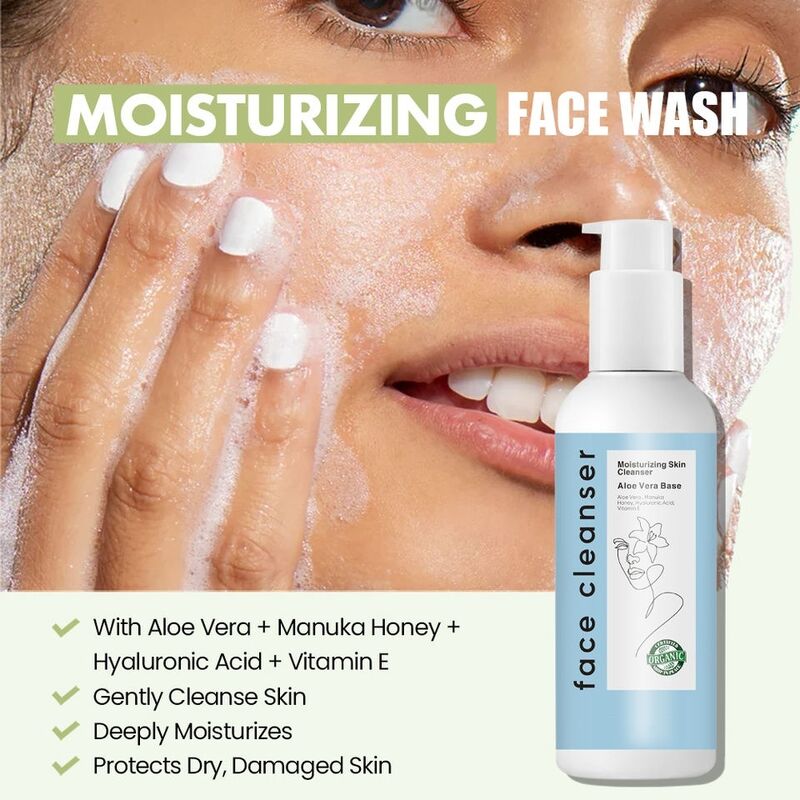 OEM ODM Organic Cleansing gel Mild Moisturizing Makeup Removing Acne Skin Friendly Cleansing Jelly Cleanser