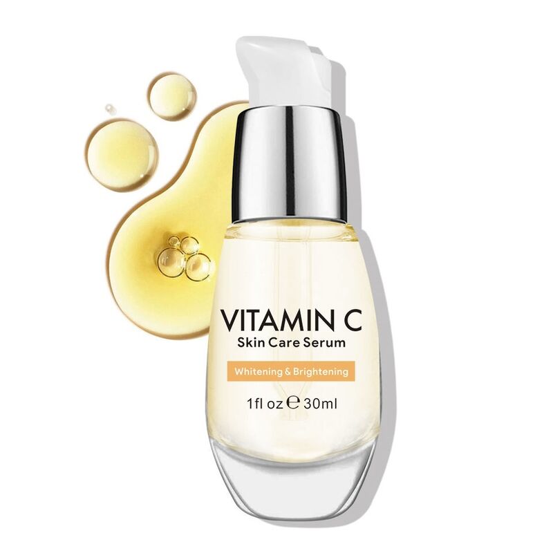 OEM ODM Cosmetics Beauty Vegetarian Serum Skin Care Products Whitening Skin Brightening Vitamin C Face essence
