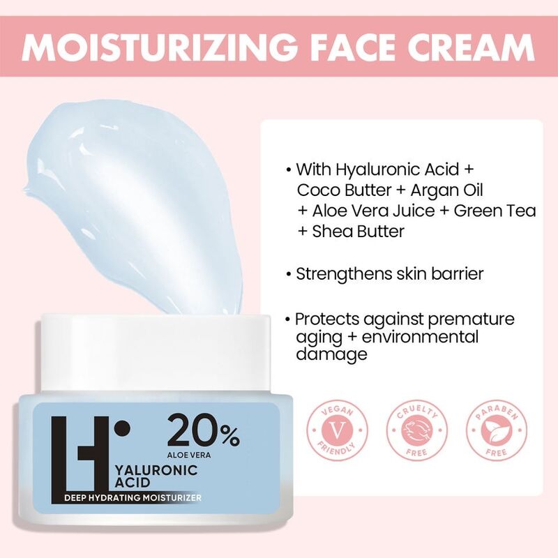 OEM ODM Korean skin care products Private brand vegetarian face cream skin care products Anti aging face moisturizing face cream lotion
