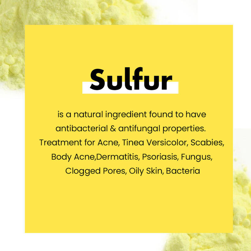 OEM ODM Brand Customized Sulfur Facial Cleanser for Acne Treatment, Pore Tightening, Oil Control, and Facial Whitening