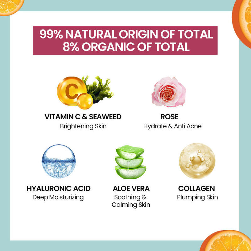 OEM ODM Organic Aloe Vera Matrix Vitamin C Green Tea Liquid Skincare Product Brand Facial Super Whitening Brightening Moisturizing Facial Care Liquid
