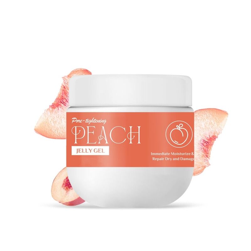 OEM ODM Korean version beauty organic facial care facial mask Vitamin c infused peach hyaluronic acid crystal jelly facial mask anti wrinkle moisturizing