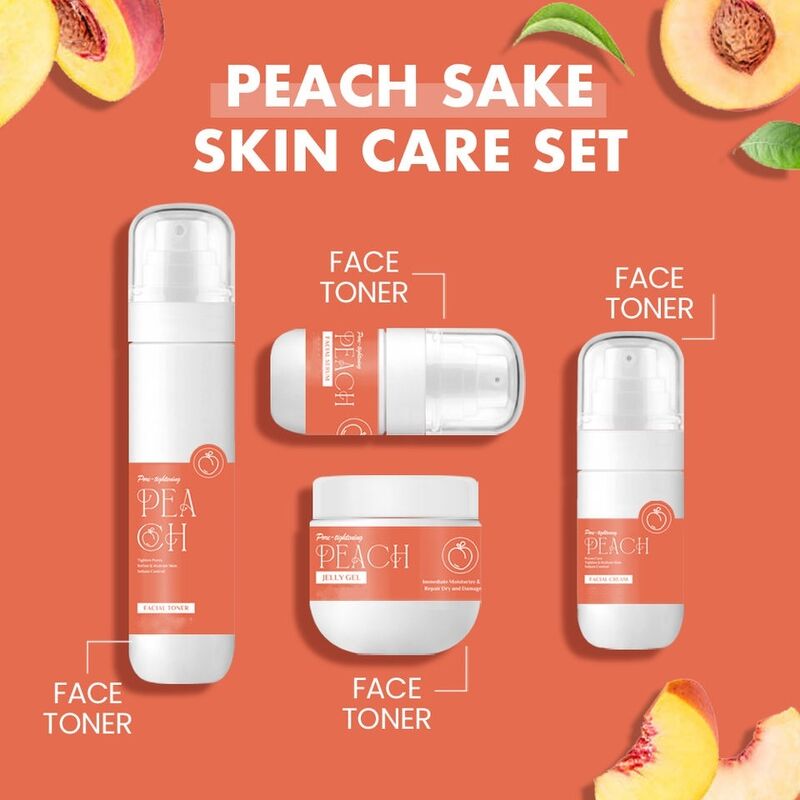 OEM ODM customized label cosmetics skin care set beauty organic skin care facial essence serum fresh pore tight face cream skin care facial toner facial mask
