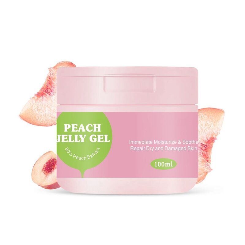 OEM ODM Korean Beauty Organic Skin Care facial mask Vitamin c Injected Peach Crystal Jelly Hyaluronic Acid Firming facial mask