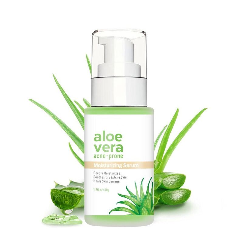 OEM ODM Korean Organic Facial Skin Care essence Facial Soothing Anti aging Aloe Vera Skin Care Product Facial Anti wrinkle Serum
