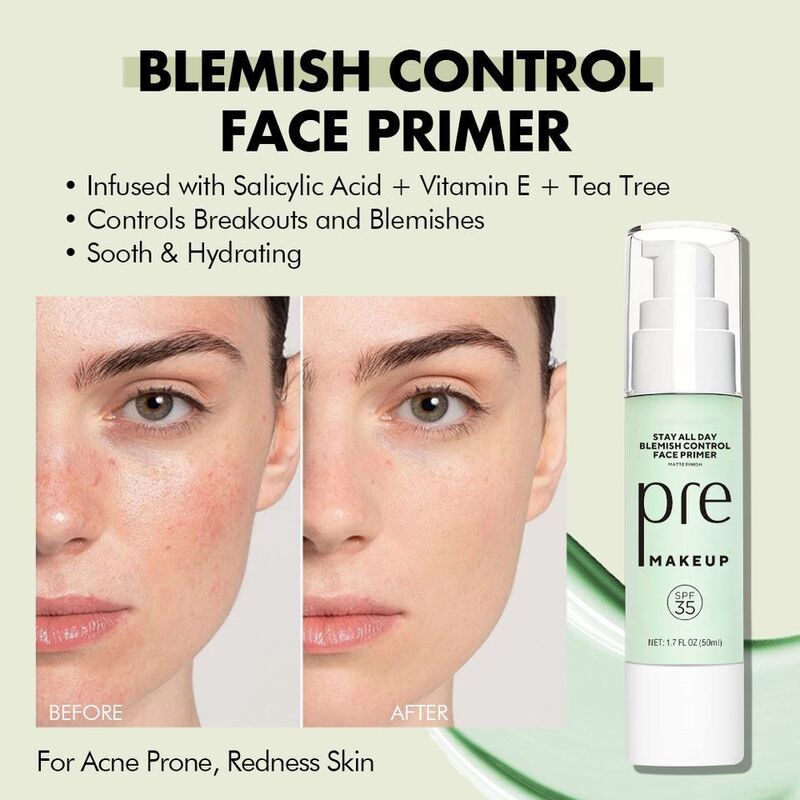 OEM ODM Korean Cosmetics Spf 35 Makeup Priming Anti oxygen foundation make-up Facial Primer Moisturizing Pore Minimizing Makeup Primer lotion Cream