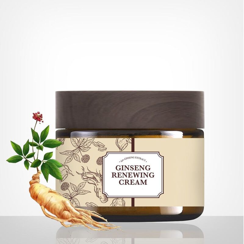 OEM ODM brand natural ginseng root extract skin care anti-aging moisturizing agent skin care anti-aging face cream&lotion